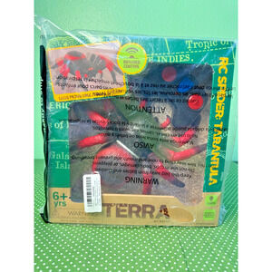 –RC Spider: Tarantula - Infrared Control~LED Eyes! New In Box! ~Terra by Battat